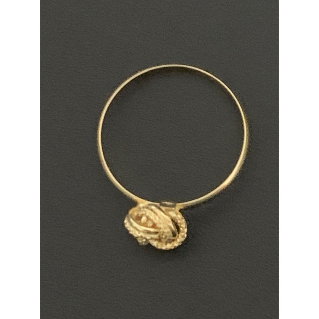 18K Gold Ring Knot 1.55 grams Size 8.5 - Rafant