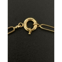 Load image into Gallery viewer, 18K Gold Necklace Chain Paperclips 16 inches 4.44 grams - Rafant
