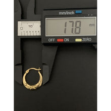 Load image into Gallery viewer, 18K Gold Earrings Hoops Loops 1.36 grams - Rafant
