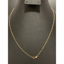 Load image into Gallery viewer, 18K Gold Necklace Chain Only 1.10 grams 17.75 inches - Rafant
