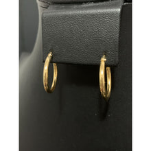 Load image into Gallery viewer, 18K Gold Earrings Hoops Loops Small 1.12 grams - Rafant
