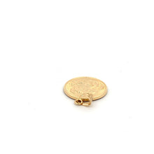 Load image into Gallery viewer, 18K Yellow Gold Lucky Dragon Pendant Round 1.41 grams - Rafant
