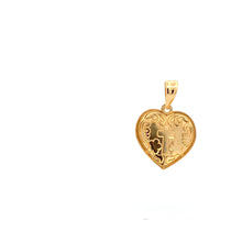 Load image into Gallery viewer, 18K Yellow Gold Pendant Heart  Cross 1.33 grams - Rafant
