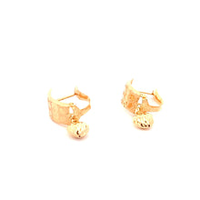 Load image into Gallery viewer, 18K Gold Earrings French Clips Heart 1.46 grams - Rafant

