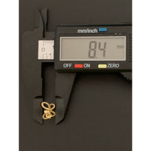 Load image into Gallery viewer, 18K Gold Earrings Stud Butterfly Two Tone White Yellow Gold 1.59 grams Small - Rafant
