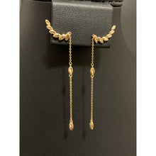Load image into Gallery viewer, 18K Gold Earrings Dangling Drop 2.68 grams - Rafant
