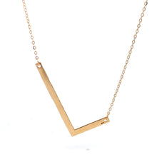 Load image into Gallery viewer, 18K Yellow Gold Necklace Chain Pendant Letter L 1.72 grams 18.75 inches - Rafant
