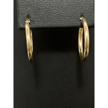 Load image into Gallery viewer, 18K Yellow Gold Earrings Hoops Loops - Rafant
