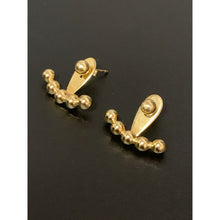 Load image into Gallery viewer, 18K Gold Earrings Stud Dangling Balls 2.07 grams - Rafant
