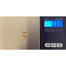 Load image into Gallery viewer, 18K Gold Stud Earrings Screw Type Oval Small - Rafant
