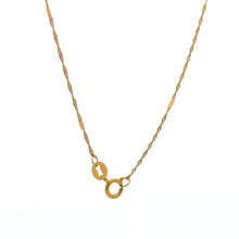 Load image into Gallery viewer, 18K Gold Necklace Chain 17.75&quot;  Pendant Dragon Good Fortune Luck 1.51 grams - Rafant
