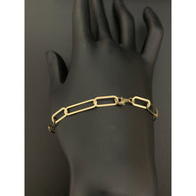 Load image into Gallery viewer, 18K Gold Bracelet Paperclip 2.39 grams 7.5 inches - Rafant
