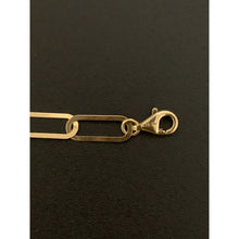 Load image into Gallery viewer, 18K Gold Bracelet Paperclip 7.5 inches 2.40 grams - Rafant
