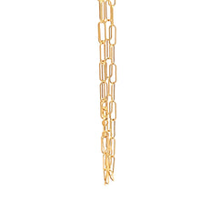 Load image into Gallery viewer, 18K Yellow Gold Necklace Chain Paperclip 1.36 grams Size 16 inches - Rafant
