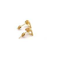 Load image into Gallery viewer, 18K Gold Earrings Stud Dolphins Small 0.66 grams - Rafant
