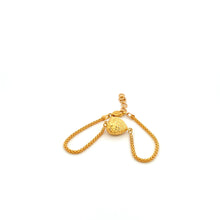 Load image into Gallery viewer, 21K Gold Bracelet Puffed Heart Size 6.5 inches plus One Inch Extension - Rafant

