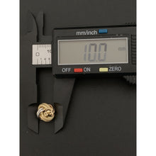 Load image into Gallery viewer, 18K Gold Earrings Stud Knot White Yellow Rose Gold - Rafant
