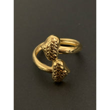 Load image into Gallery viewer, 18K Gold Ring Double Hearts 1.33 grams S 6.5 - Rafant
