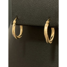 Load image into Gallery viewer, 18K Gold Earrings Hoops Loops Small 0.90 grams. - Rafant
