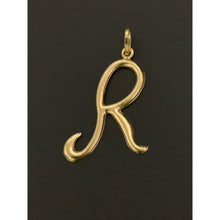 Load image into Gallery viewer, 18K Gold Pendant Letter R 1.35 grams - Rafant
