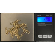 Load image into Gallery viewer, 18K Gold Necklace Chain Paperclips 20 inches 4.98 grams - Rafant
