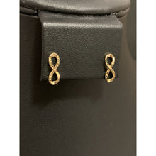 Load image into Gallery viewer, 18K Gold Earrings Infinity 1.46 grams Small - Rafant
