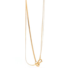 Load image into Gallery viewer, 18K Yellow Gold Necklace Flat Chain 1.27 grams 18 inches - Rafant
