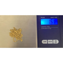 Load image into Gallery viewer, 18K Gold Necklace Rolo Chain Only 22 inches 1.61 grams - Rafant
