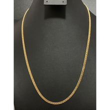 Load image into Gallery viewer, 18K Yellow Gold Necklace Chain Curb 22 inches - Rafant
