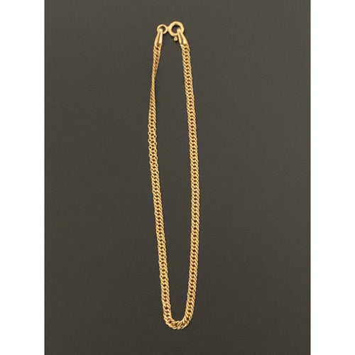 18K Gold Chain Bracelet 7.5 inches 1.36 grams - Rafant