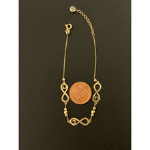 Load image into Gallery viewer, 18K Gold Bracelet Infinity 7 inches plus 1 inch extension 2.04 grams - Rafant
