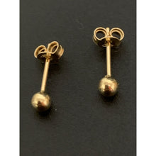 Load image into Gallery viewer, 18K Gold Earrings Stud Balls Polished 0.91 grams Small - Rafant
