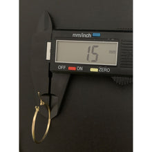 Load image into Gallery viewer, 18K Gold Earrings Hoops Loops 1.33 grams - Rafant
