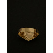 Load image into Gallery viewer, 18K Gold Ring Heart 1.20 grams Size 6.5 - Rafant
