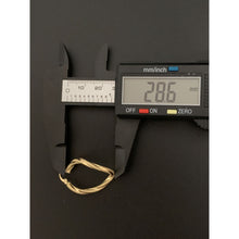 Load image into Gallery viewer, 18K Gold Earrings Hoops Loops Twisted 1.96 grams - Rafant
