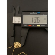 Load image into Gallery viewer, 18K Gold Necklace Chain 17.25&quot; plus 1 inch Woman Lady Charm 2.40 grams - Rafant
