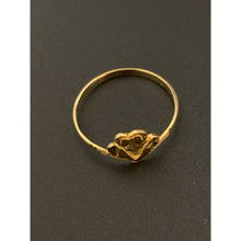 Load image into Gallery viewer, 18K Gold Ring Heart 1.08 grams Size 6 - Rafant
