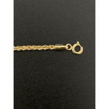 Load image into Gallery viewer, 18K Gold Chain Necklace Rope 2.76 grams 18 inches - Rafant
