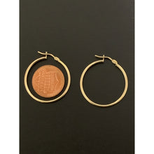 Load image into Gallery viewer, 18K Gold Earrings Hoops Loops 1.34 grams - Rafant

