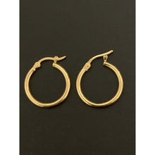 Load image into Gallery viewer, 18K Gold Earrings Hoops Loops Small 1.12 grams - Rafant
