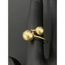 Load image into Gallery viewer, 18K Gold Ring Balls 1.56 grams Size 6 - Rafant
