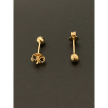 Load image into Gallery viewer, 18K Gold Earrings Stud Balls Tiny 0.90 grams - Rafant
