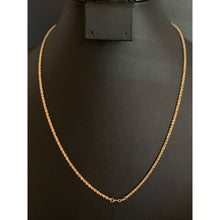 Load image into Gallery viewer, 18K Gold Necklace Rope Chain 19.75 inches 1.92 grams - Rafant
