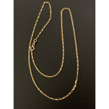 Load image into Gallery viewer, 18K Gold Necklace Chain Cable Link 17.75 inches 1.83 grams - Rafant
