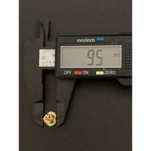 Load image into Gallery viewer, 18K Gold Earrings Stud Heart Tricolor 1.25 grams - Rafant
