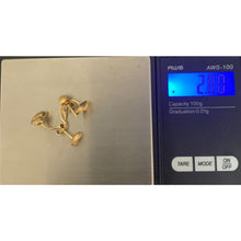 Load image into Gallery viewer, 18K Gold Earrings Hearts 2.80 grams - Rafant
