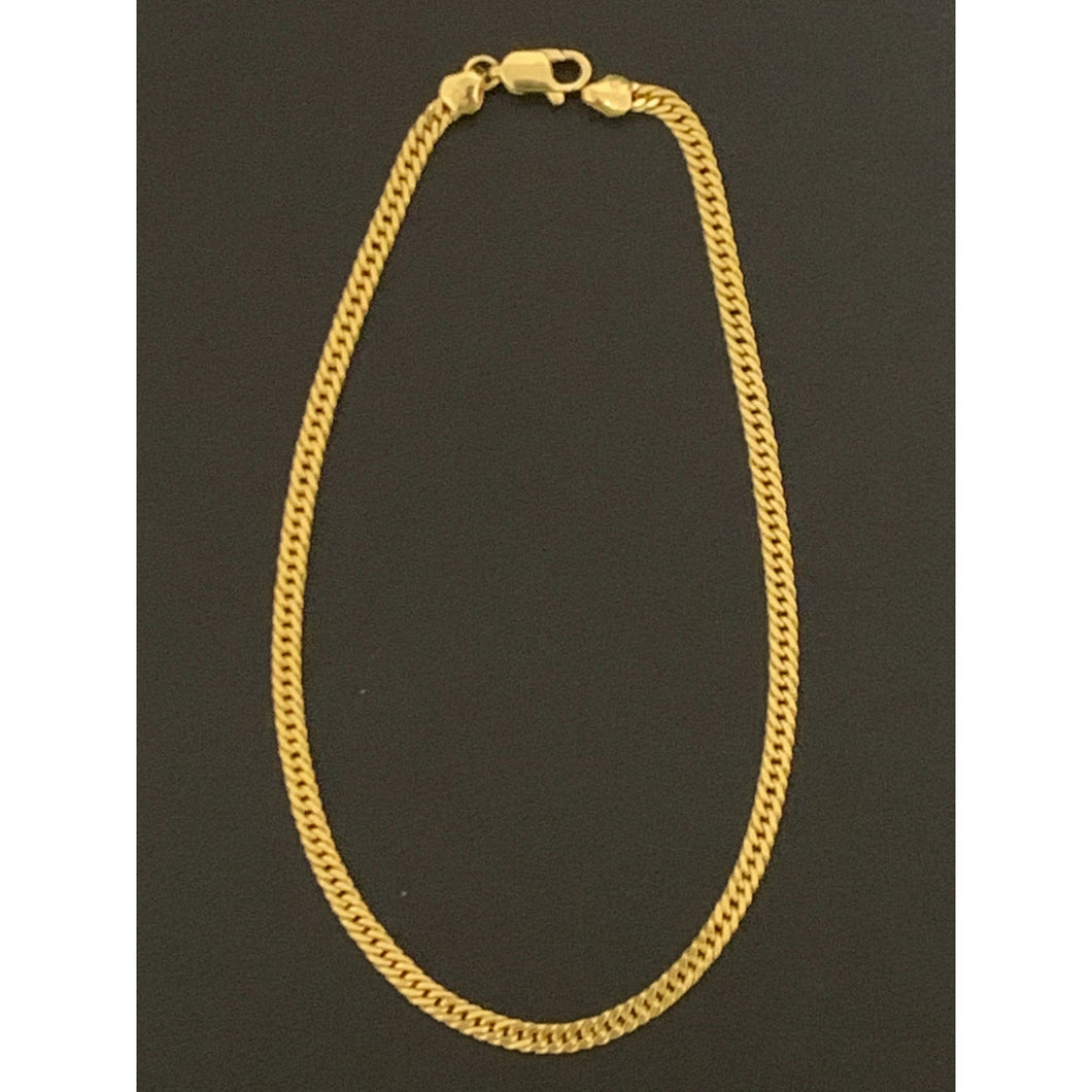 18K Gold Bracelet Curb 2.48 grams 8 inches - Rafant