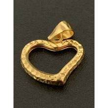 Load image into Gallery viewer, 18K Gold Pendant Open Heart 0.44 grams - Rafant
