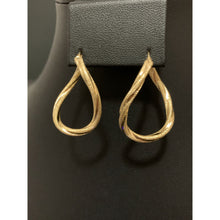 Load image into Gallery viewer, 18K Gold Earrings Hoops Loops Twisted 1.96 grams - Rafant
