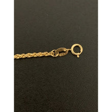 Load image into Gallery viewer, 18K Gold Necklace Chain Rope 24 inches 2.50 grams - Rafant
